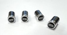 RANGIE CARBON FIBRE PREMIUM TIRE VALVE DUST CAPS CHROME UNIVERSAL FIT 4PCS S.VR