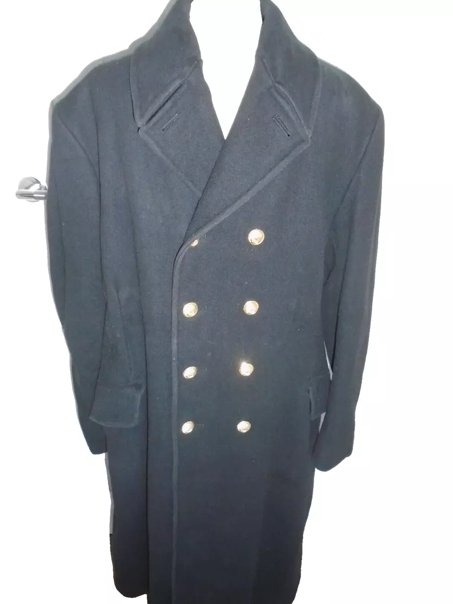 Royal shop navy overcoat