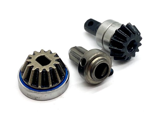 Fits Traxxas Raptor R BEVEL GEAR & Bearing Set pinion drive rustler 101076-4 - Picture 3 of 3