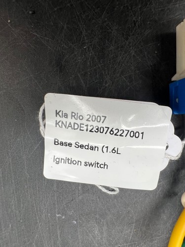 2007-2010 Kia Rio 1.6L OEM Automatic Ignition Switch Pigtail Wiring Harness - Picture 7 of 9