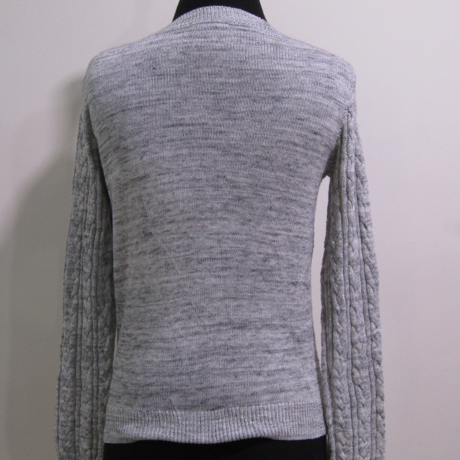 H&M Womens Wool Blend Grey Crew Neck Chest 32/34 UK Size 6 REF (Y01631) thumbnail 7