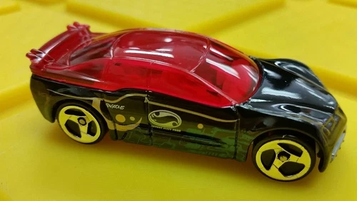 RARE VINTAGE PONTIAC RAGEOUS * HW FUTURE FLEET SERIES * BLACK * 1:64 HOT WHEELS