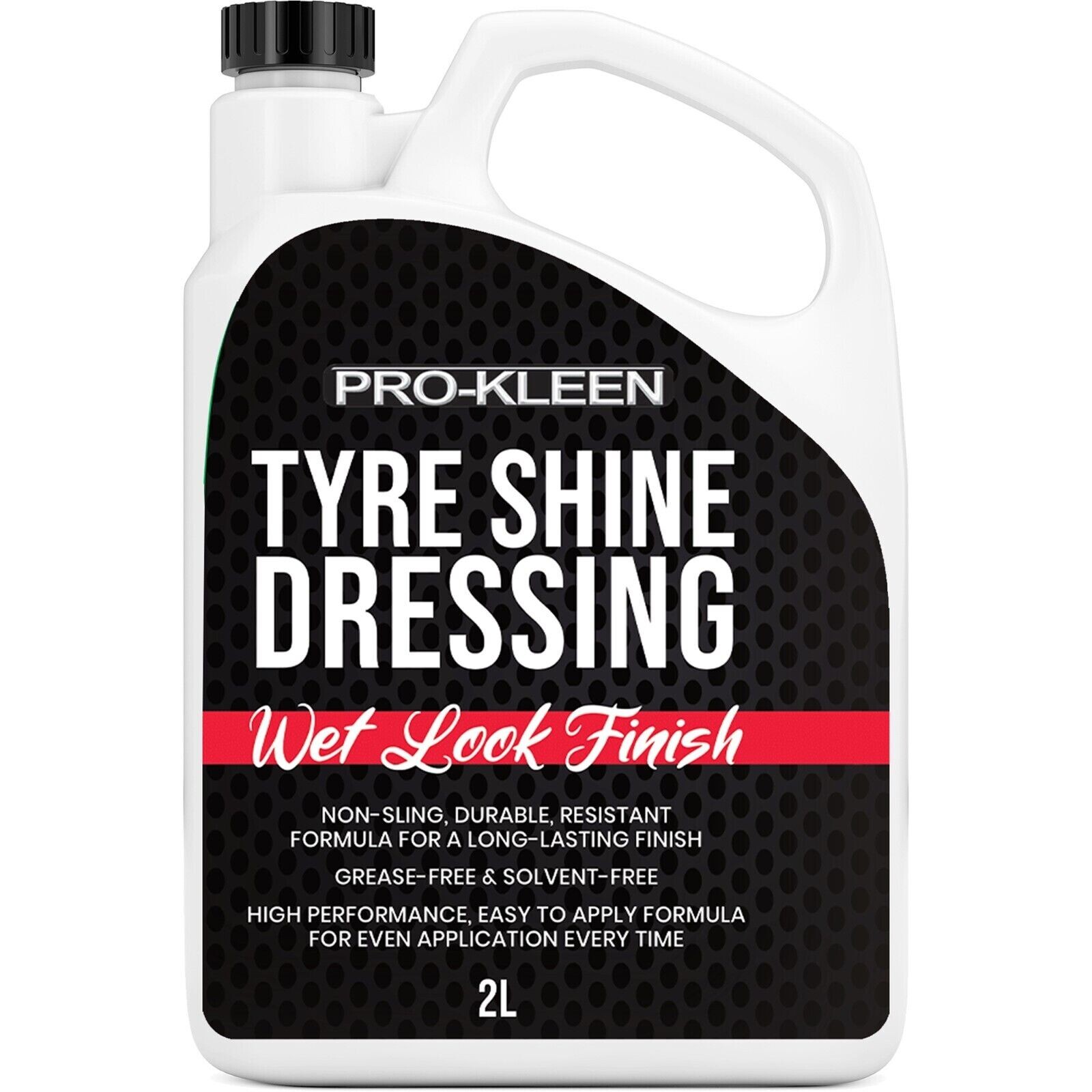ProKleen Tyre Shine Dressing No Sling Wet Look Finish Car Wheels Showroom 2L