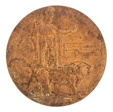 WW1 Memorial Plaque Samuel Egerton Original