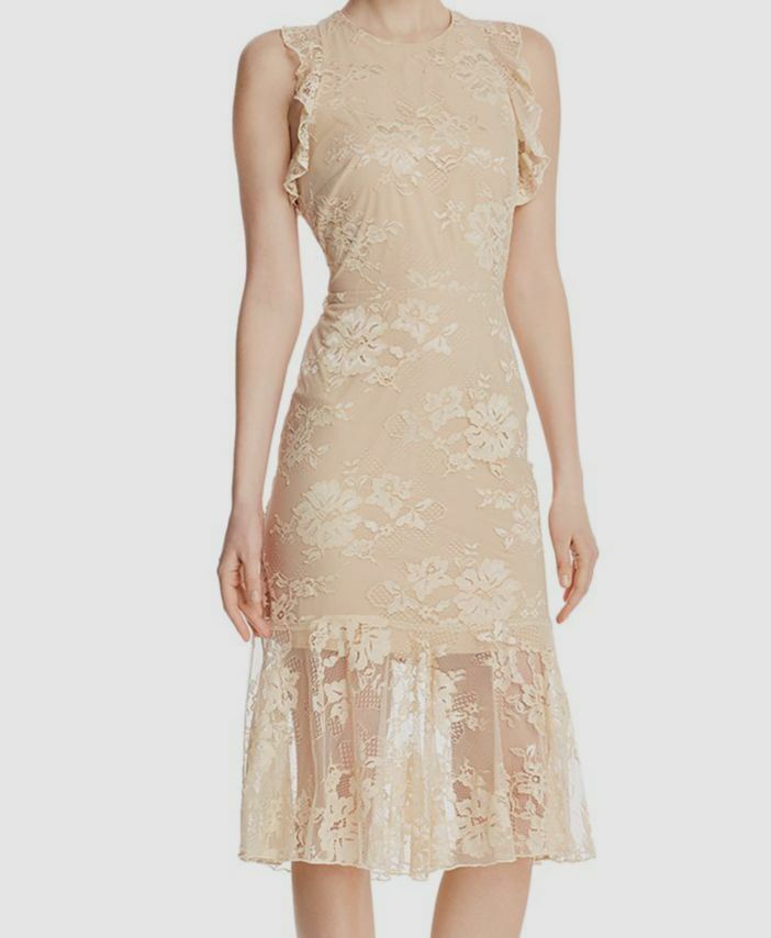 chinese dress ladies Clarisa Lace Midi Dress
