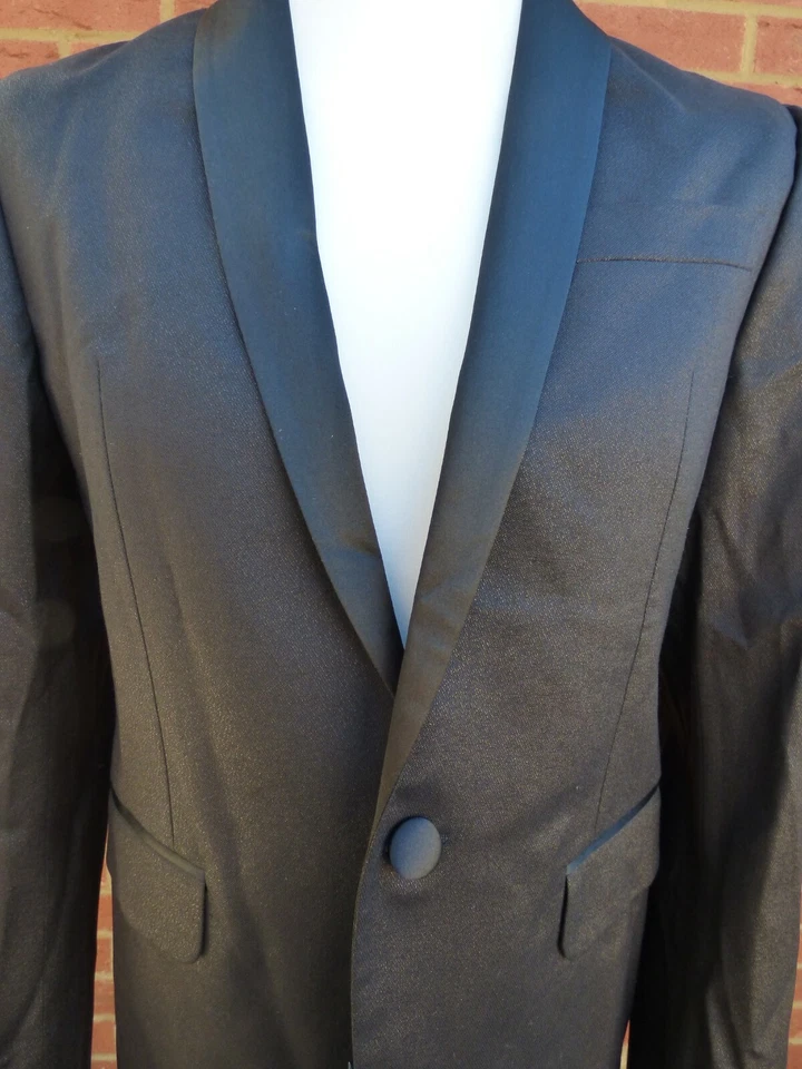 BNWT Mens Dsquared2 Black Woven Fabric Tokyo Jacket Blazer Suit UK 40 M £1095 - Image 3 of 4