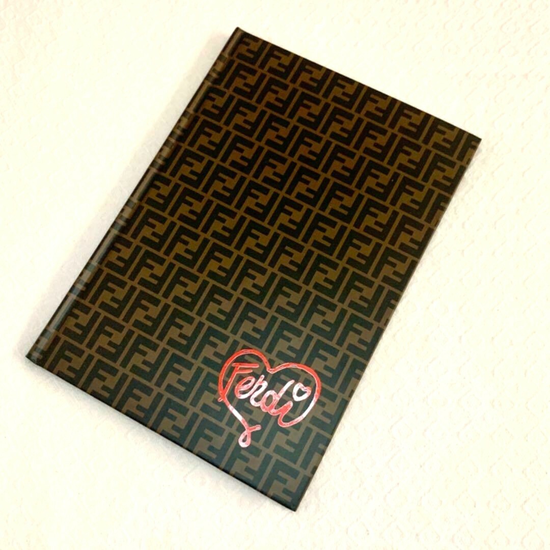 FENDI Notebook “FF Logo Note” With sticker New Limited