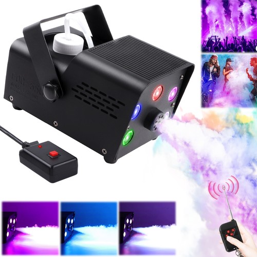 500W RGB LED Fog Machine Smoke Wireless Remote Xmas DJ Disco Party Stage Effect - Picture 3 of 12