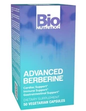 Advanced Berberine, 50 Vegetarian Capsules (600 mg per Capsule)