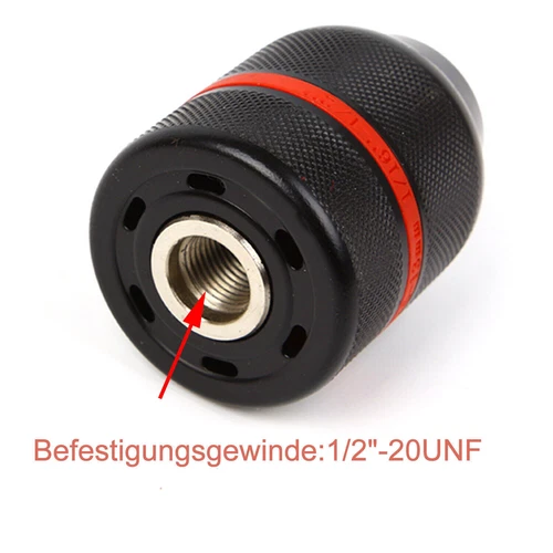Bohrfutter Profi Metal Schnellspann SDS Plus Adapter für Bohrmaschine Ø1.5-13mm - Bild 7 von 11