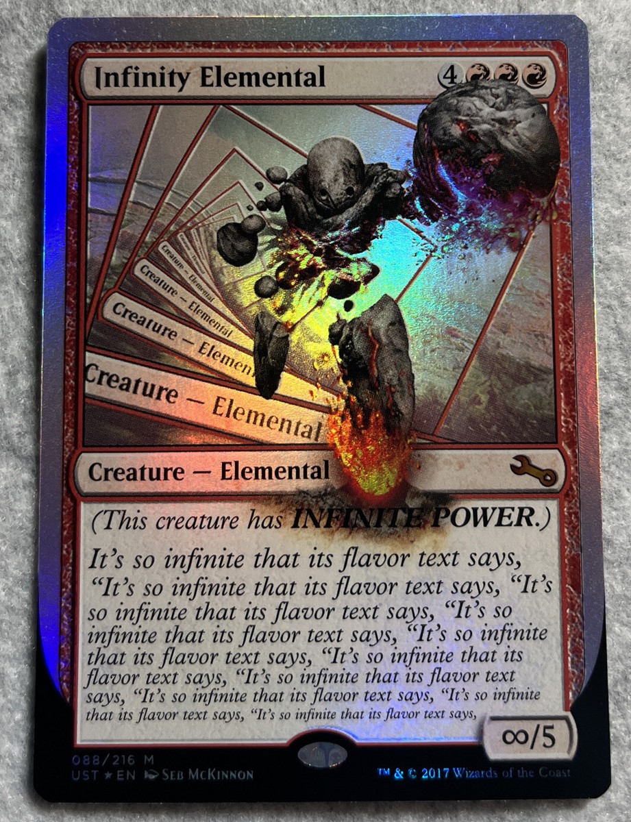 MTG Infinity Elemental NM EX Instable 88/216 Foil Mythic | eBay