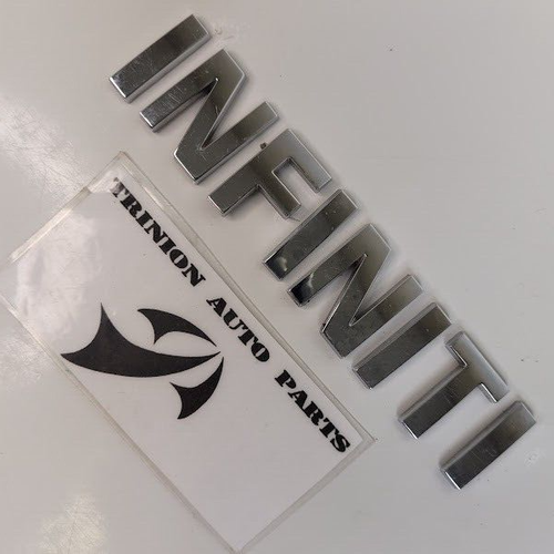 Gloss Black Rear Liftgate Emblem Nameplate – Fits Infiniti AWD Models