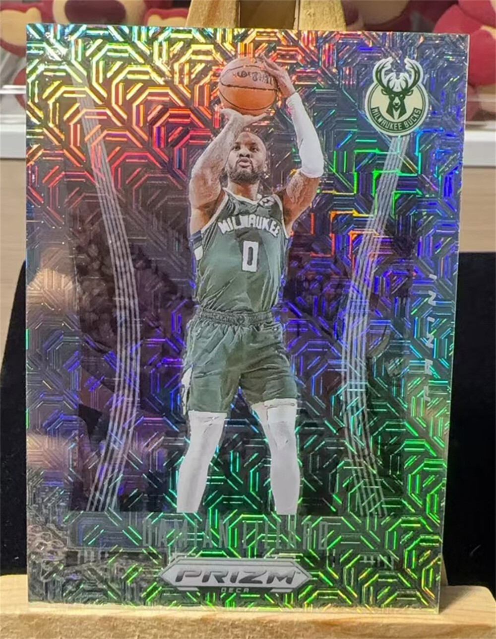 2023-24 Panini Prizm Deca Damian Lillard #147 Mojo Prizm /25