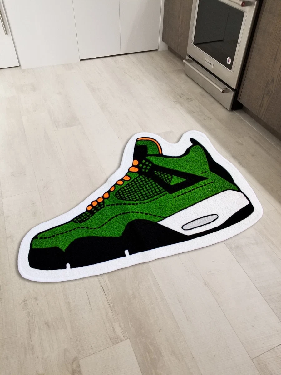 Nike Air Jordan 4 UNDFT Floor Mat Area Rug Living Room Modern Accent Wool Carpet