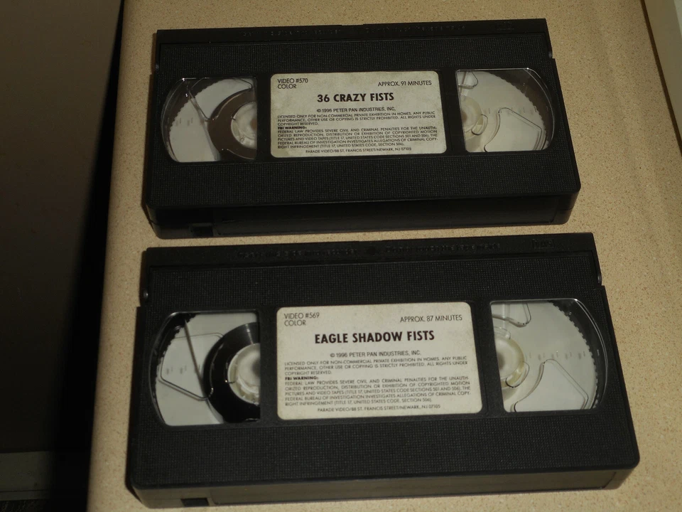 Jackie Chan RUMBLE PACK 36 Crazy Fists & Eagle Shadow Fists VHS Movies Box Set - Image 4 of 4