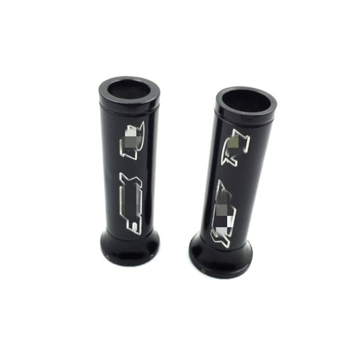 Black Billet Aluminum Handlebar Grips 22mm 7/8" For Yamaha Yzfr1 Yzf-R1 Yzf R1 - Picture 5 of 8