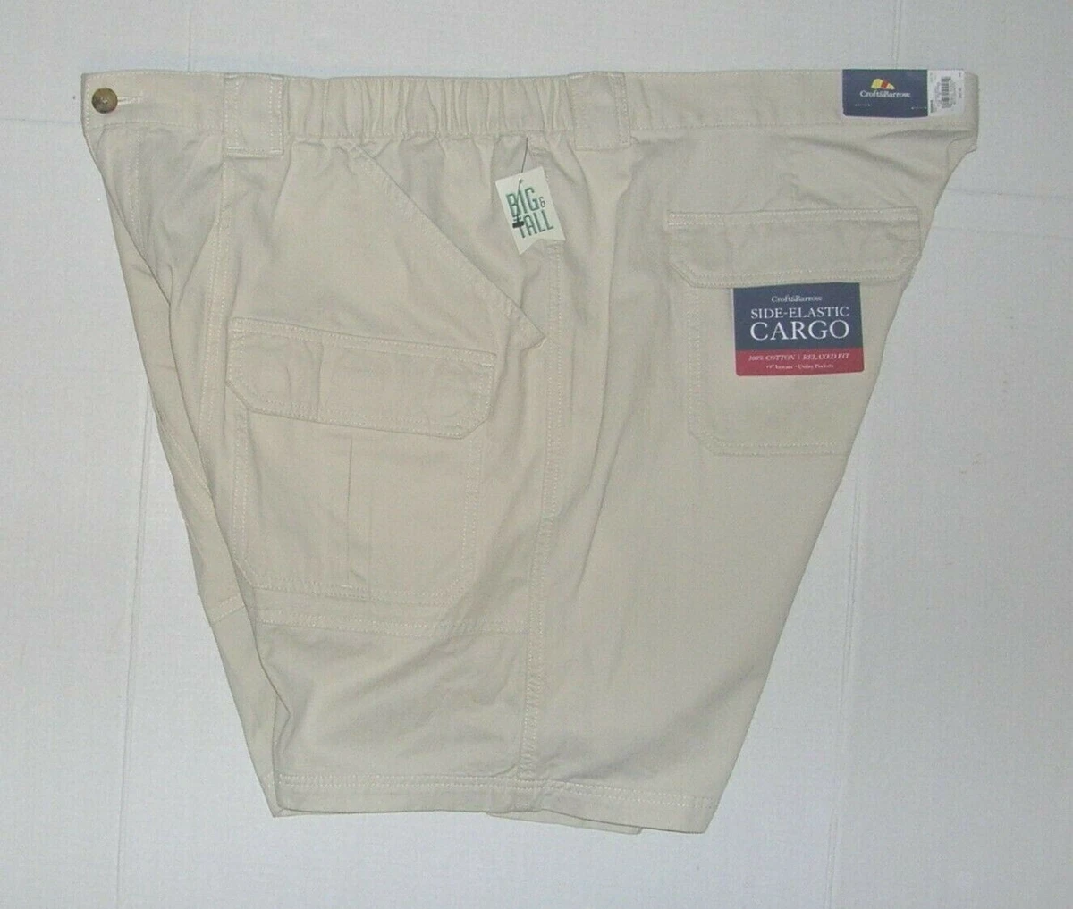 Croft and barrow cargo shorts expandable waist clearance