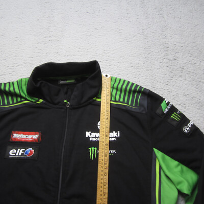 Kawasaki Racing Team Jacket Mens 3XL Black Monster Energy Ninja ZX