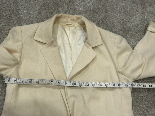 Vintage 80’s Handmade Cremeweiß Blazer Damen M - Bild 6 von 12