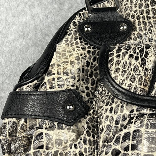 Luxury Faux Croc Tote Bag Purse Womens Double Strap Designer Shoulder Handbag - Picture 4 of 18