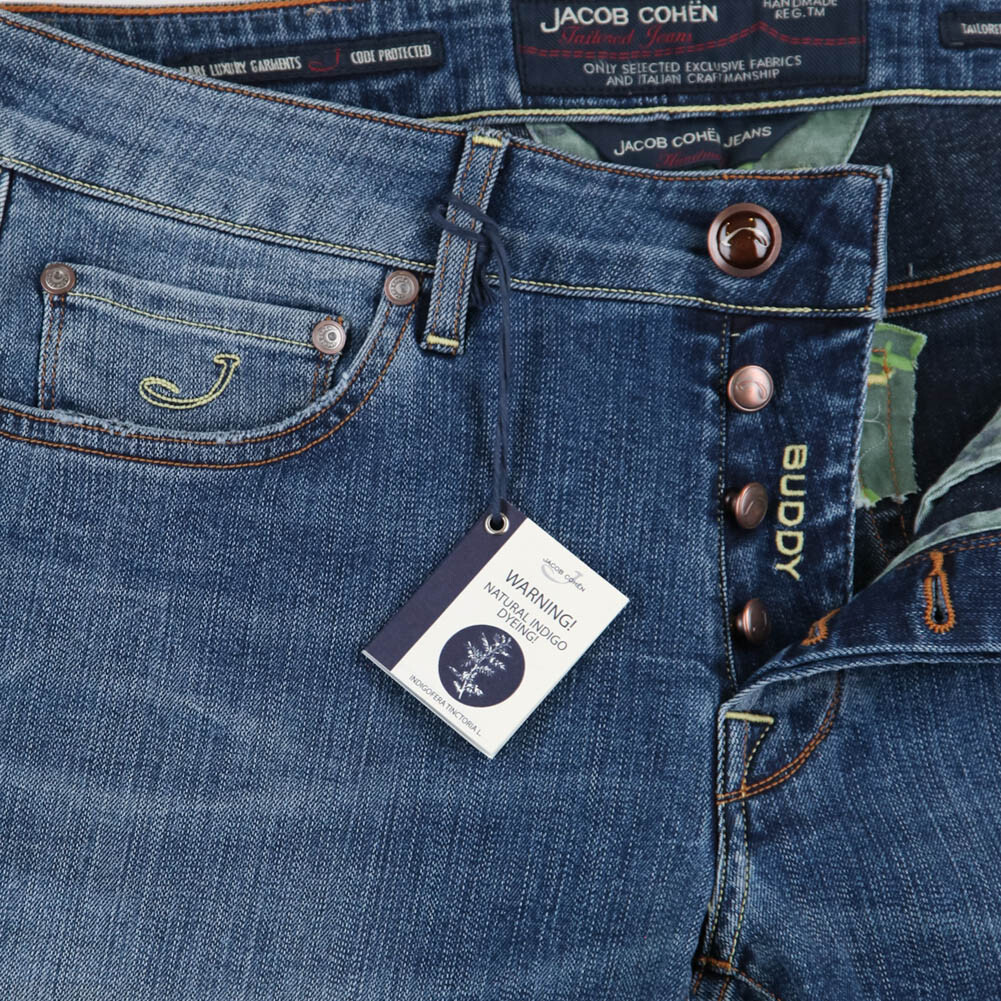 Jacob Cohën Denim Blue Jeans - Super Slim - 42/58 - (JC