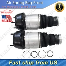 2Pcs Front L+R Air Suspension Spring Bag for Mercedes-Benz GL-Class W166 X166