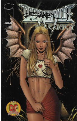 Darkchylde The Legacy 1 DF Variant signiert mit Sketch Original Art Randy Queen