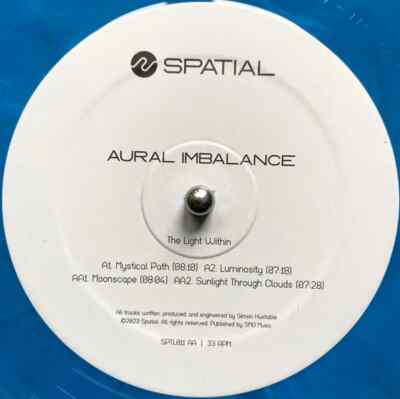 Aural Imbalance The Light Within EP, BLUE VINYL Vinyl Single 12inch NEAR MINT