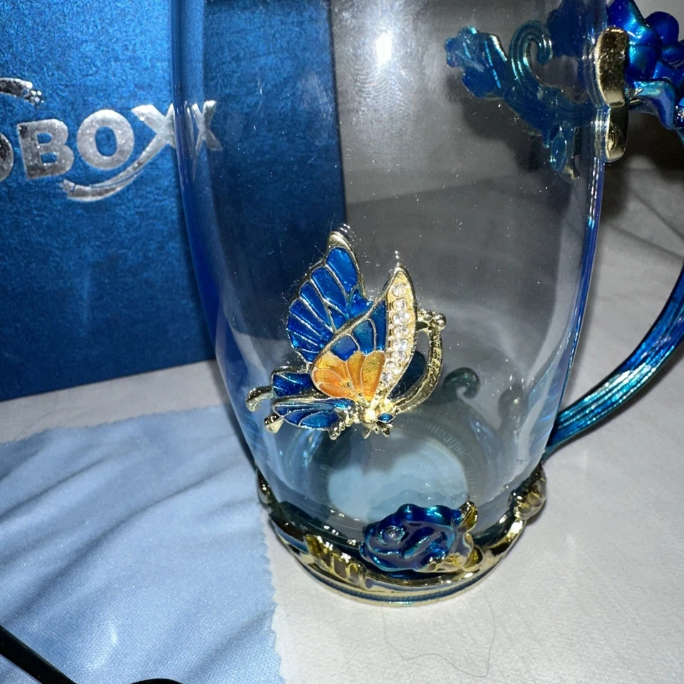 350 МЛ ЭМАЛИ ЧАЙ ЧАШКА СТАКАН КОФЕ КРУЖКА РУЧНОЙ РАБОТЫ ЦВЕТОК РОЗЫ ЧАЙ КРУЖКА ИЗ НЕРЖАВЕЮЩЕЙ СТАЛИ STE - Изображение 2 из 4