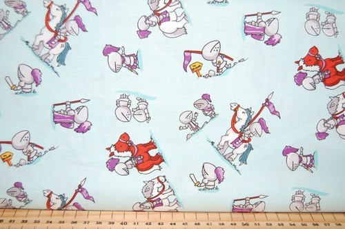 Riley Blake Dragons Brave Knights Steeds Dragons Lair Cotton Fabric by 1/4 Metre - Picture 3 of 15