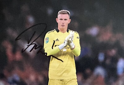 DEAN HENDERSON HAND SIGNED 6X4 MANCHESTER UNITED PHOTO PROOF