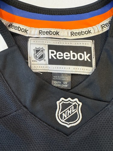 New York Islanders NHL Hockey Jersey Black NWT Reebok Premier Youth Kids S/M $80 - Picture 2 of 6