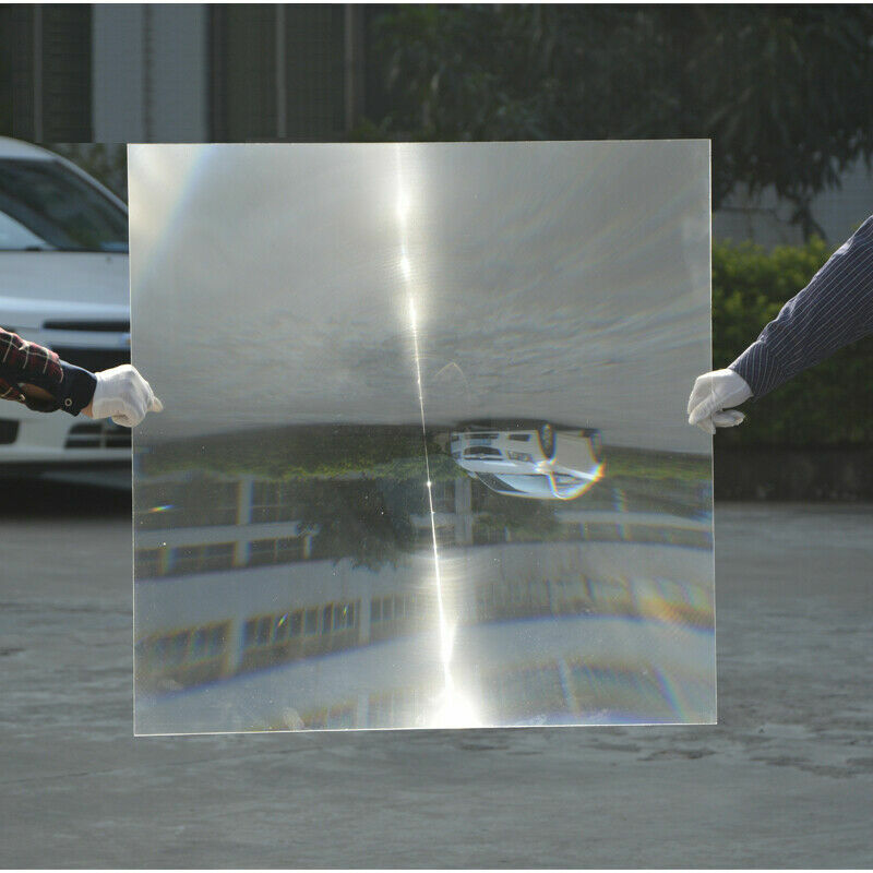 Lente Di Fresnel Ottica PMMA 350mm | Concentratore Solare E Lente D'Ingrandimento | Focale 185-900mm | Alta Trasmittanza