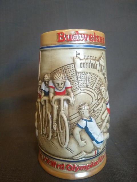 1984 olympic budweiser beer stein