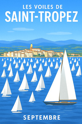 POSTER POSTER SAINT TROPEZ