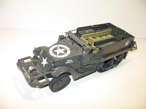 1:24 Huge Military Half Track USA Fully Metal, 29 Cm Long, 1 Kg - Picture 8 of 11