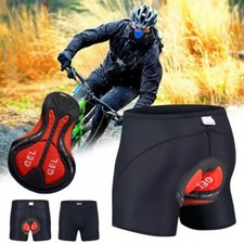 Men Women 3D Bicycle Shorts Cycling Bike Underwear Pants Soft Sponge Gel Padded