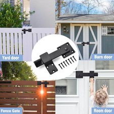 Rustic Barn Door Flip Latch Sturdy Sliding Door Latch Easy-Install&Multipurpose