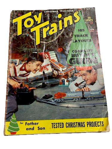 1954 Christmas Issue  Toy trains  Buyers  Guide Catalog Magazine Lionel Layouts