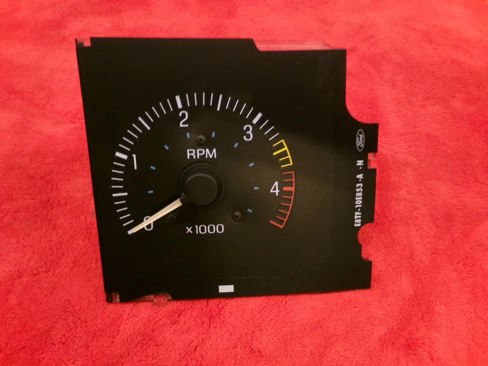 1987 - 1991  Gauge Cluster Diesel Tachometer RPM Ford F250 F350 Truck Bronco 91 - Изображение 4 из 4