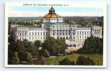 Vintage Library of Congress Washington D.C. Postcard B.S. Reynolds Co