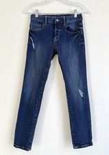 Gap Kids Girls Dark Denim Skinny Stretch Jeans Mid Rise Size 12