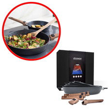 Coffret 4 Poêles Antiadhésives Durandal Manches Amovibles Induction 20-32cm