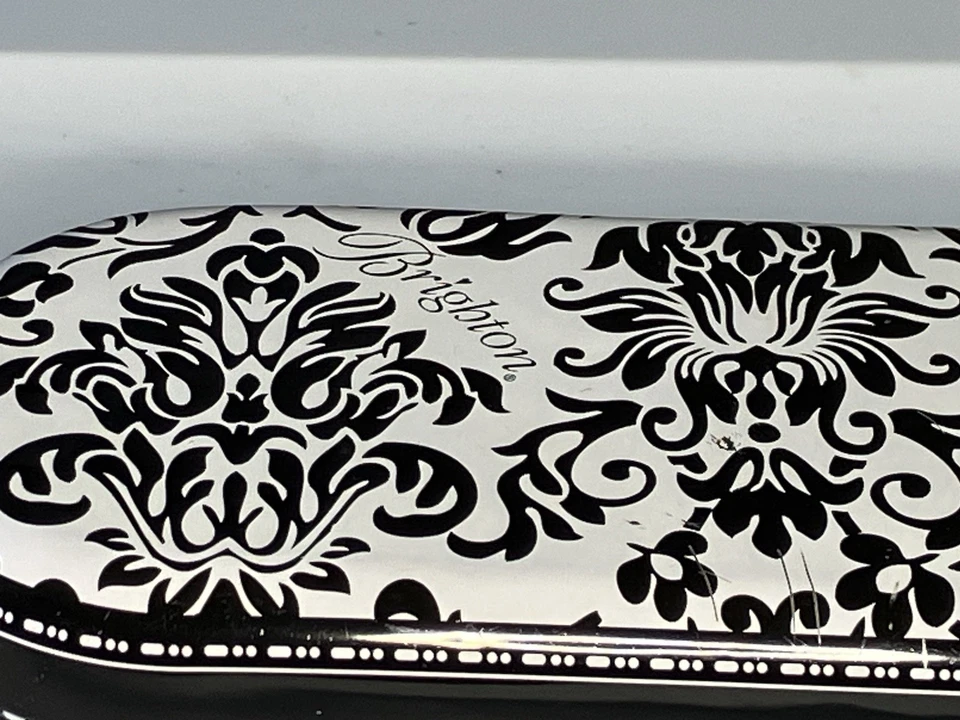 Gafas de sol BRIGHTON, gafas, estuche con cubierta de hojalata, blanco y negro, geométricas Foto 3 de 4