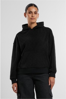 Ladies Jacquard Velvet Oversized Hoodie Damen  | Urban Classics | TB7120