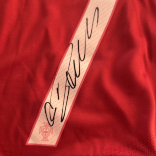 cristiano ronaldo signed Auto jersey Nike Authentic Psa/Dna Portugal - Picture 5 of 7
