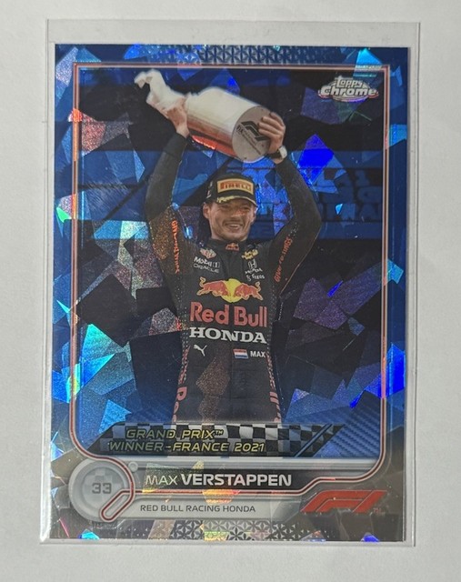 2022 Topps Chrome Formula 1 F1 Sapphire Edition Max Verstappen #157