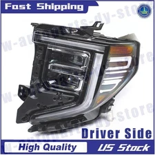 Left Driver Side LED Headlamp OE:85604119 For GMC Sierra Denali, SLT 2022-2024