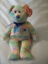 Ty Beanie Baby "Coreana" The Asia Pacific Bear In  Mint Condition with Mint Tags