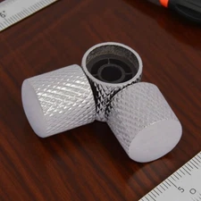 ​4Pcs Chrome Dome Tone Volume Control Knobs for Electric Guitar Bass Repair